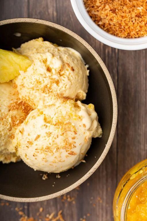 Coconut Pineapple Dream Ice Cream