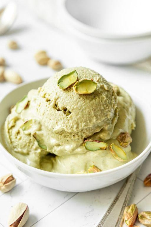 Coconut Pistachio Ice Cream Crunch