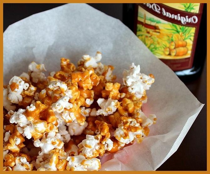 Coconut Rum Caramel Corn