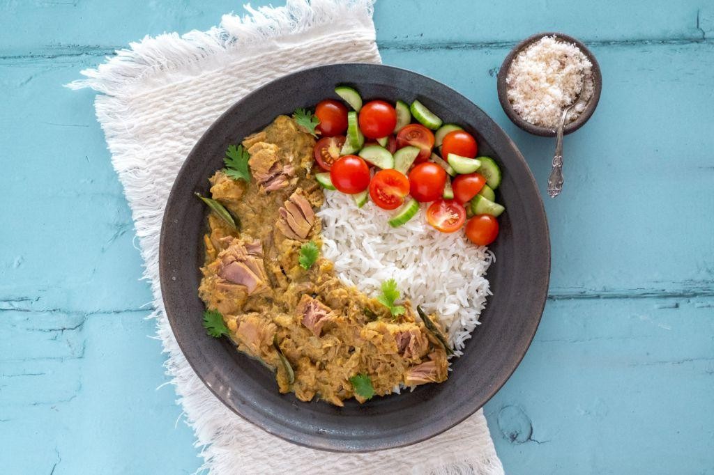 Coconut Tuna Curry with Jasmine Rice