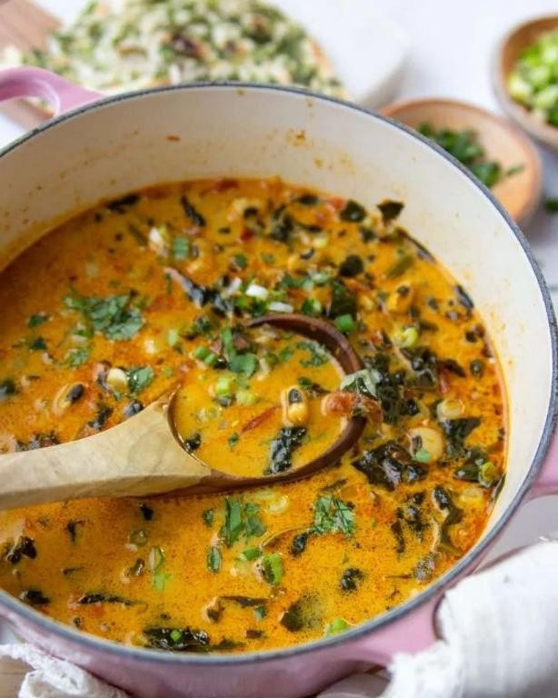 Coconut and Black-Eyed Pea Soup