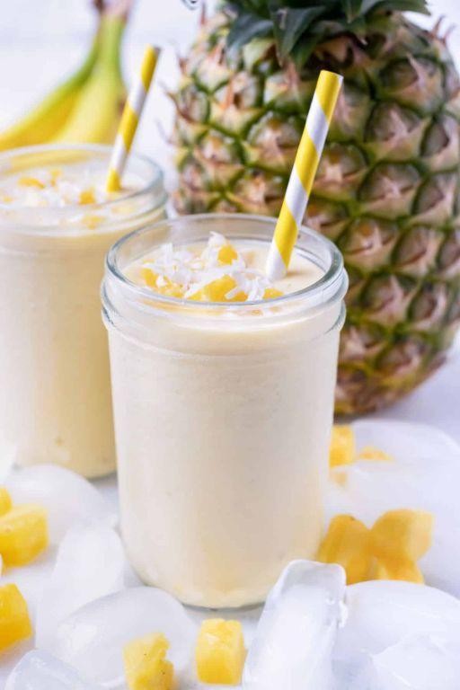 Coconut and Pineapple Protein Shake