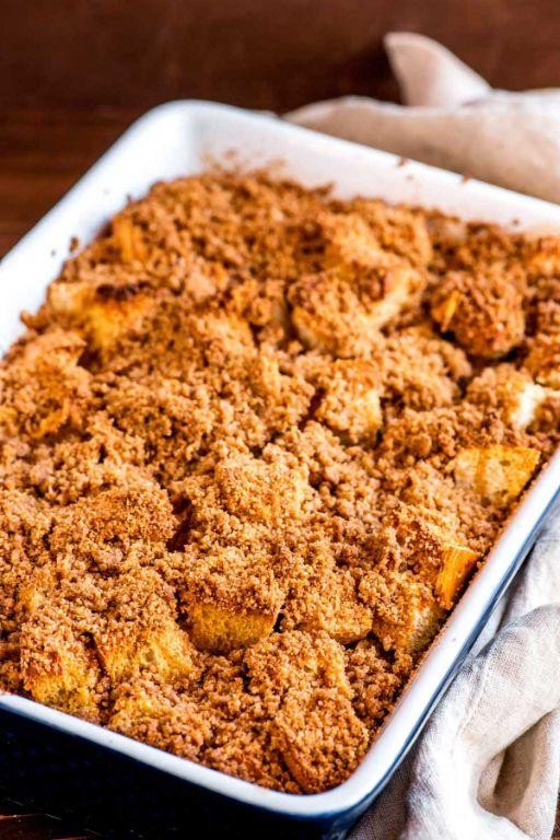 Coffee Creamer French Toast Casserole