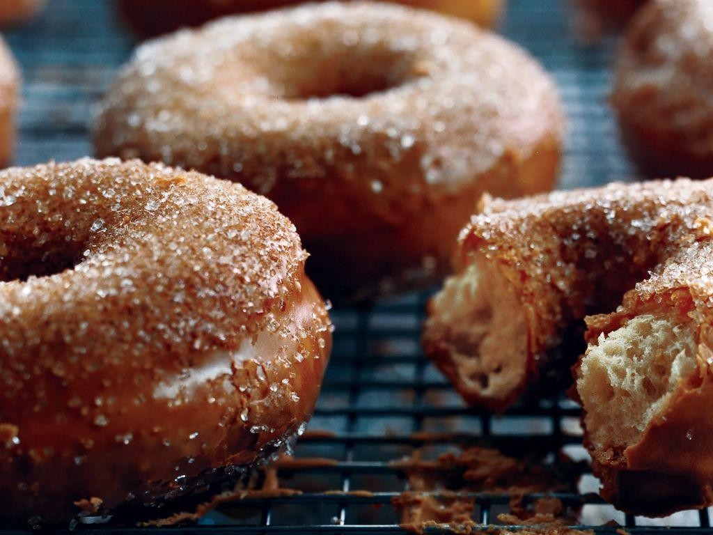 Coffee Syrup Glazed Donuts