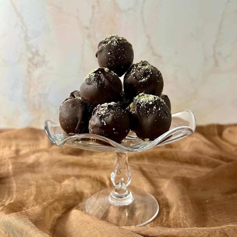 Coffee Syrup Tiramisu Truffles