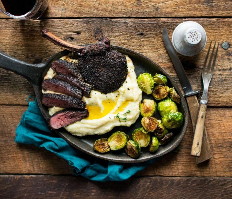 Coffee-Rubbed Venison Roast