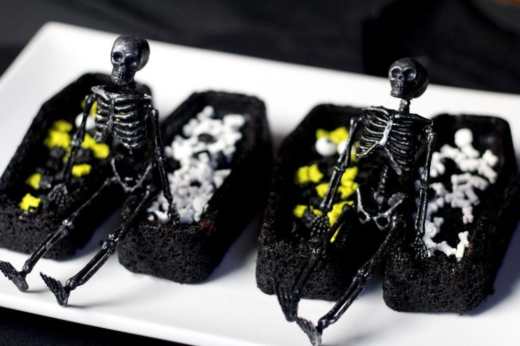 Coffin Brownie Cutouts