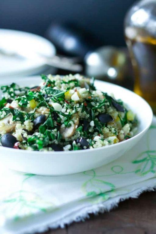 Collard Green and Quinoa Salad