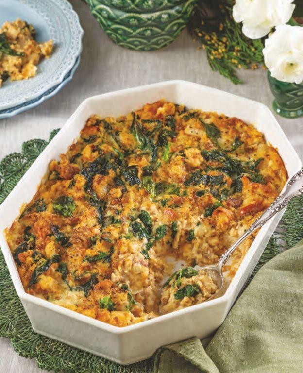 Collard Green and Sausage Casserole