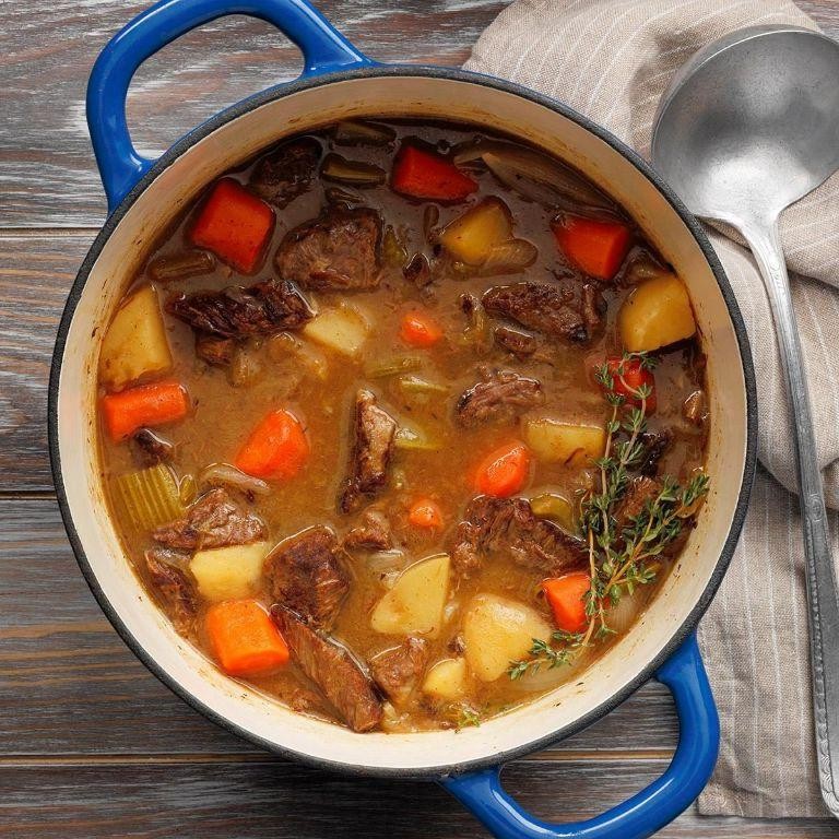 Comforting Apple Cider Beef Stew