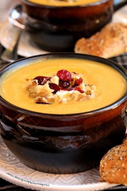 Comforting Butternut Squash and Apple Crockpot Soup