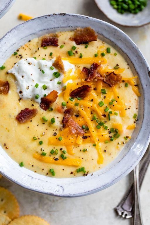 Comforting Crockpot Potato Soup