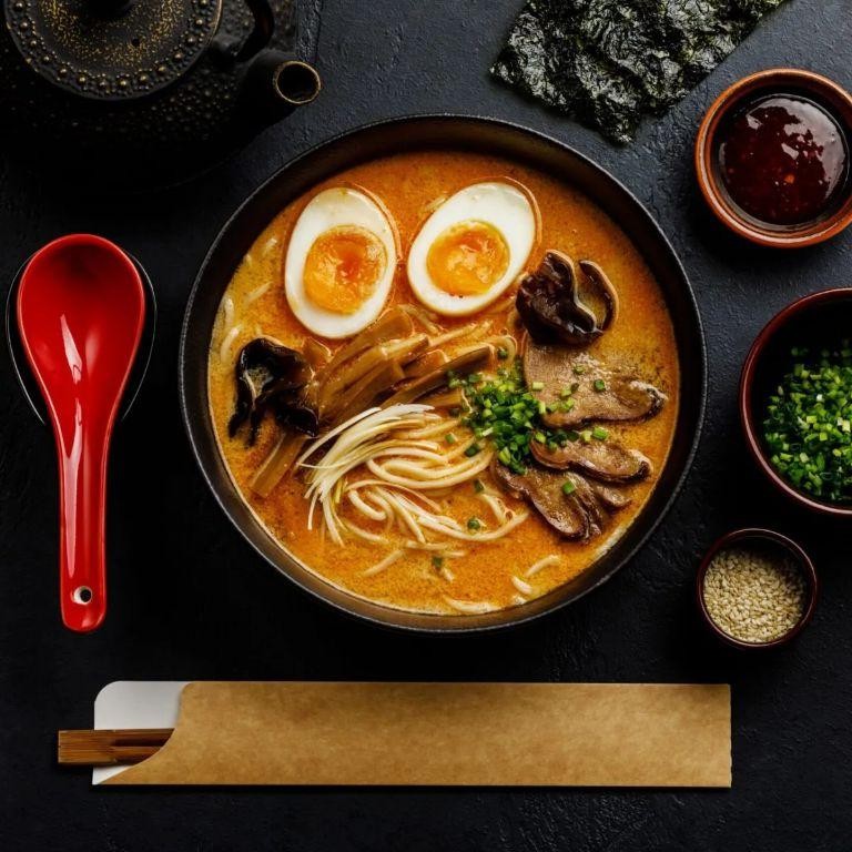 Comforting Umami-Infused Ramen Soup