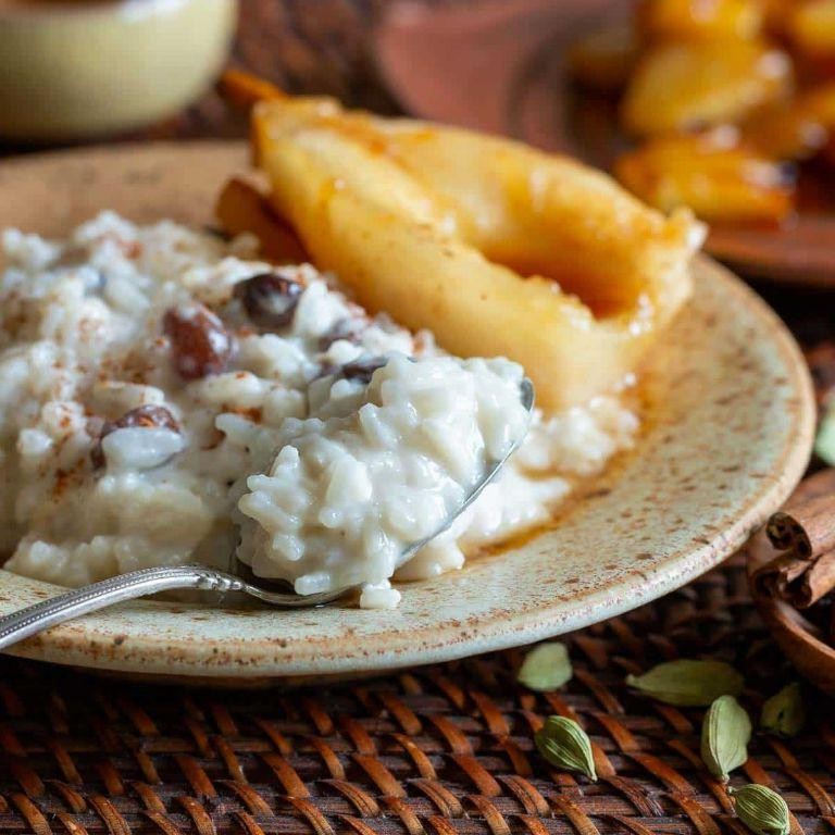 Condensed Milk and Coconut Rice Pudding