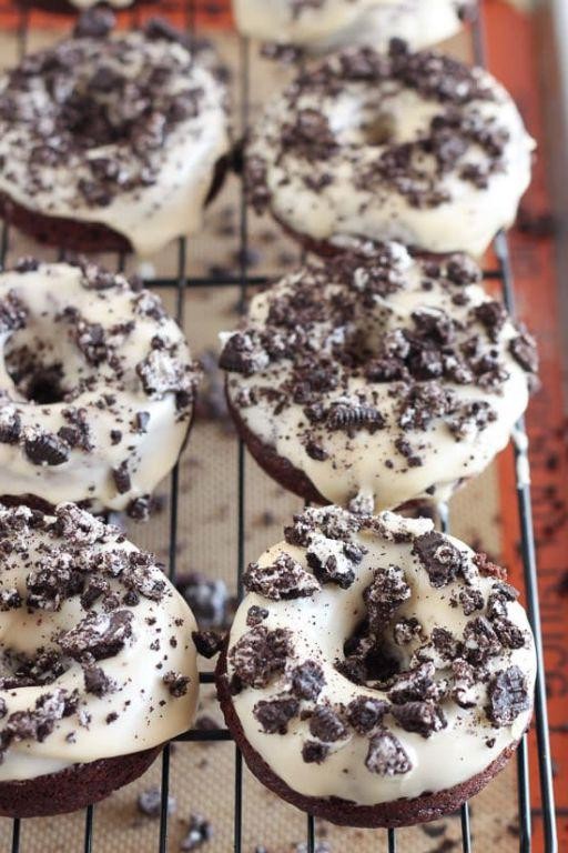 Cookies and Cream Mini Donuts