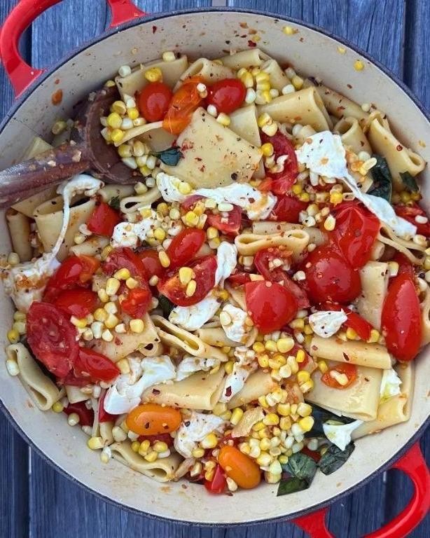 Corn and Tomato Pasta