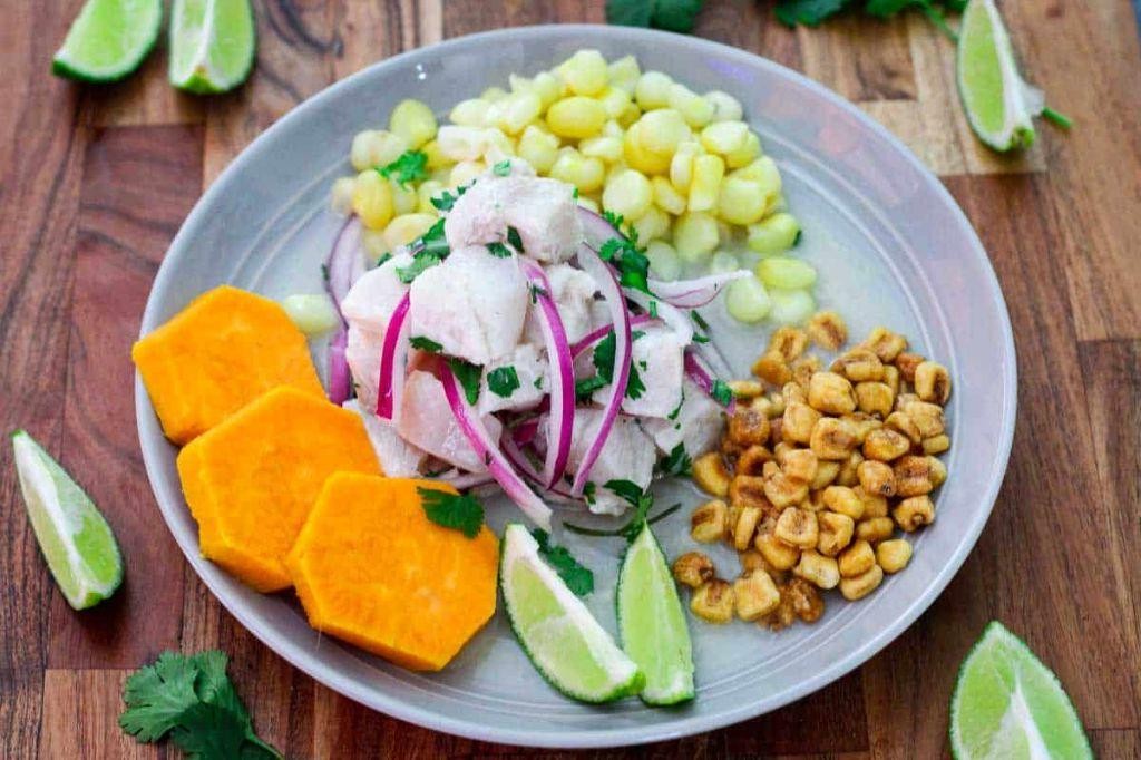 Corvina Ceviche with Avocado and Lime