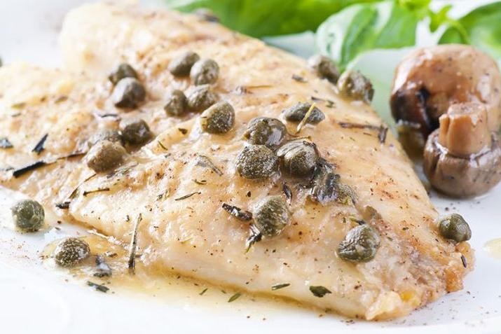Corvina in a White Wine and Capers Sauce