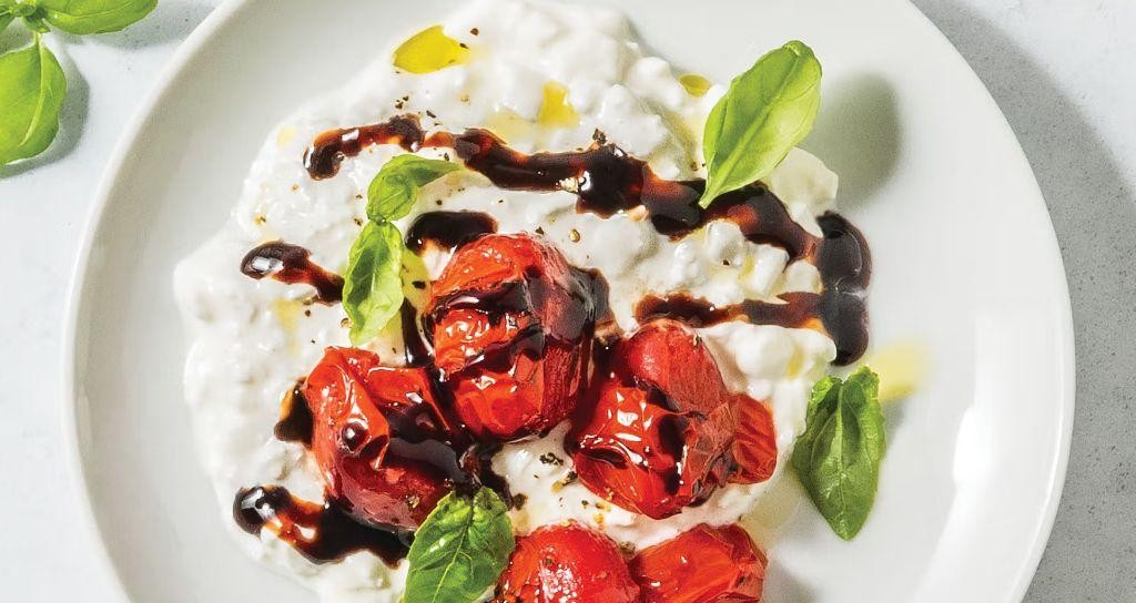 Cottage Cheese Caprese Salad
