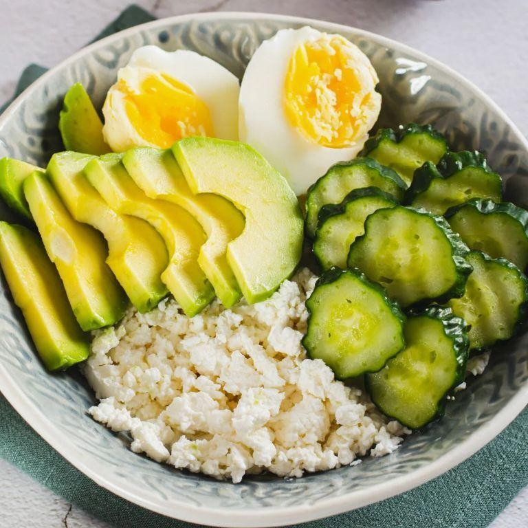 Cottage Cheese and Avocado Bowl
