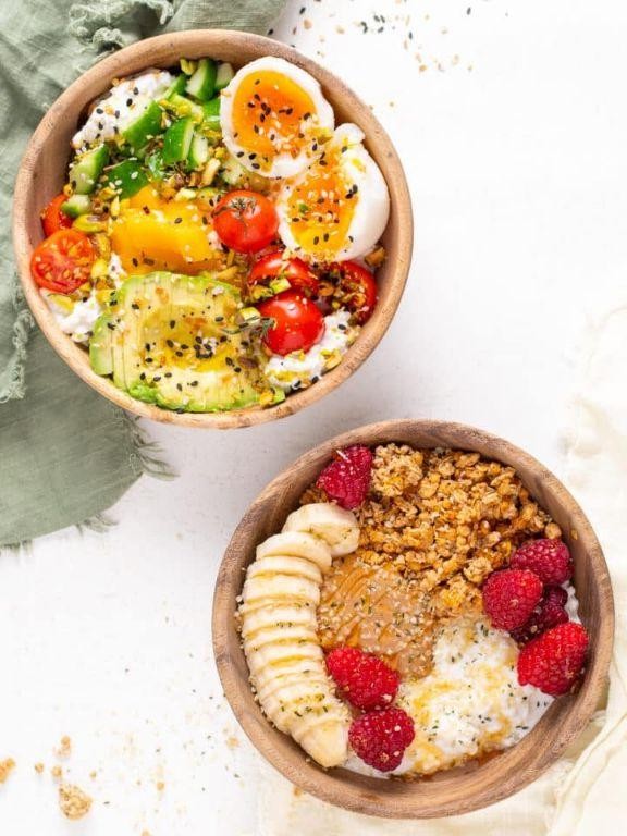 Cottage Cheese and Honey Breakfast Bowl