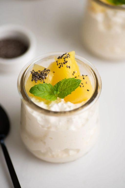 Cottage Cheese with Fresh Pineapple
