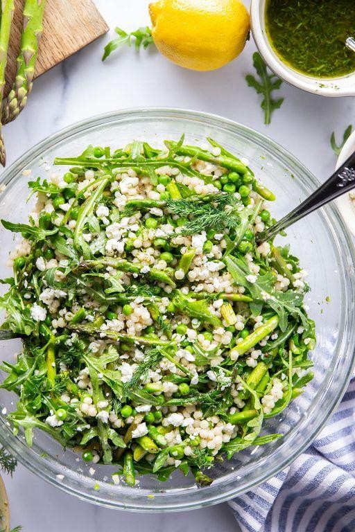 Couscous with Asparagus and Lemon Zest