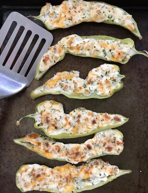 Crab and Cream Cheese Stuffed Banana Peppers