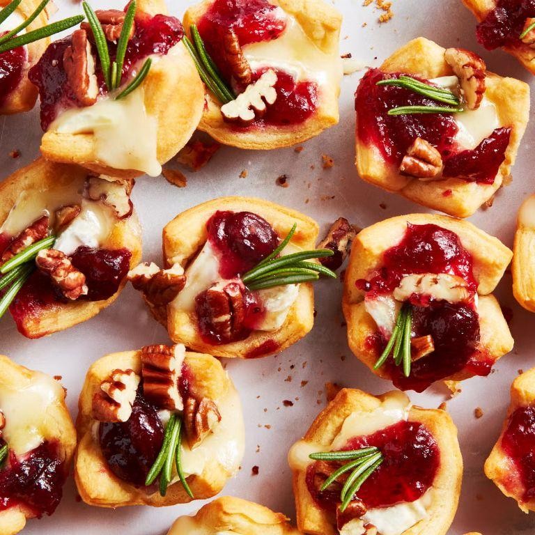 Cranberry Brie Bites