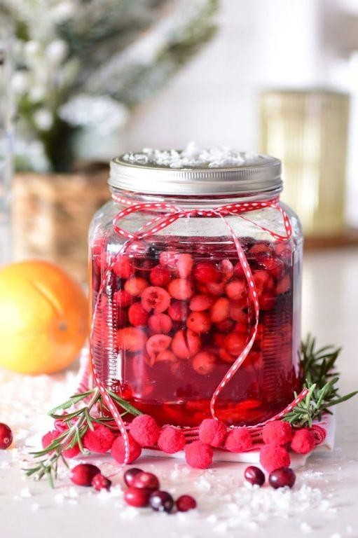 Cranberry Clove Vodka Infusion