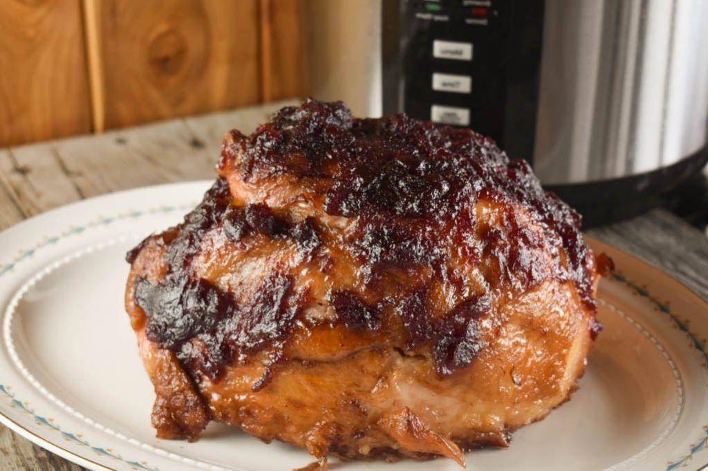 Cranberry Glazed Instant Pot Ham