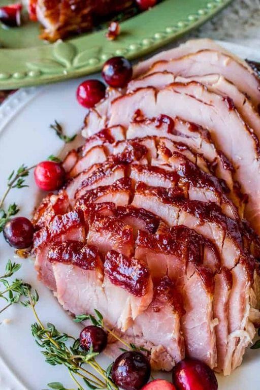 Cranberry Jelly Glazed Ham