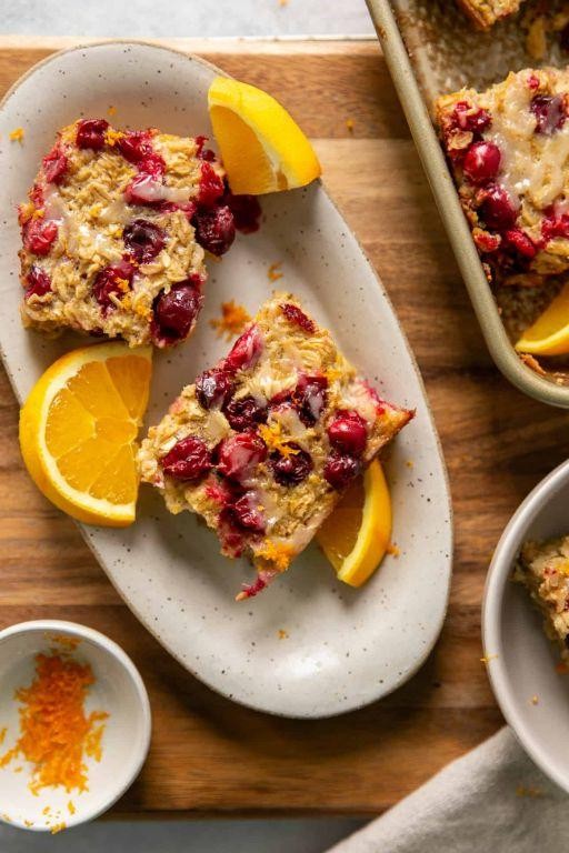 Cranberry Orange Baked Oatmeal