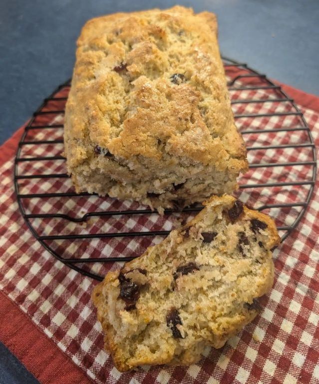 Cranberry Orange Beer Bread