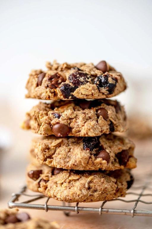 Cranberry Orange Chewy Oatmeal Cookies