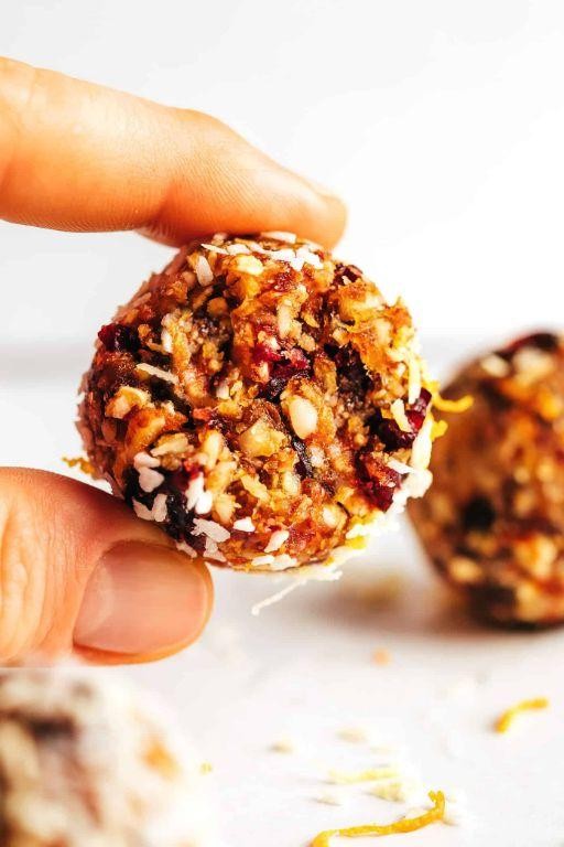 Cranberry Orange Hermit Bites