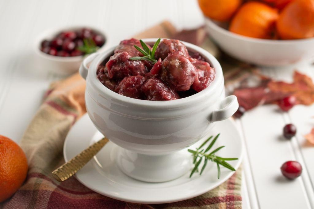 Cranberry Orange Meatballs