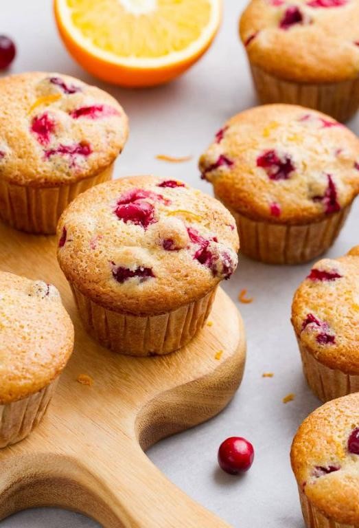 Cranberry Orange Vegan Muffins