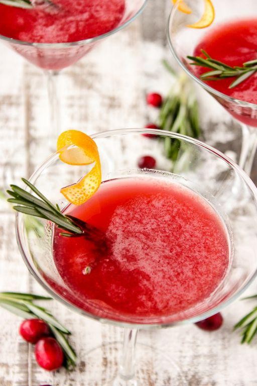 Cranberry and Rosemary Bourbon Infusion