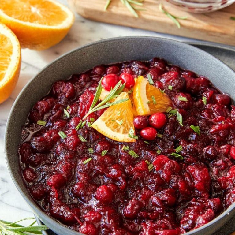 Cranberry-Orange Sauce with a Citrus Twist