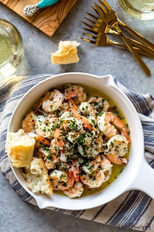 Crappie Scampi with Garlic and White Wine