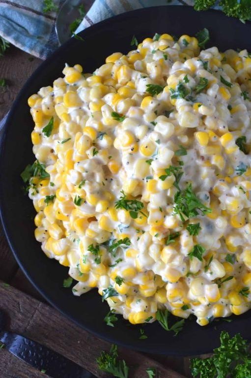 Cream Cheese and Peppercorn Corn Side