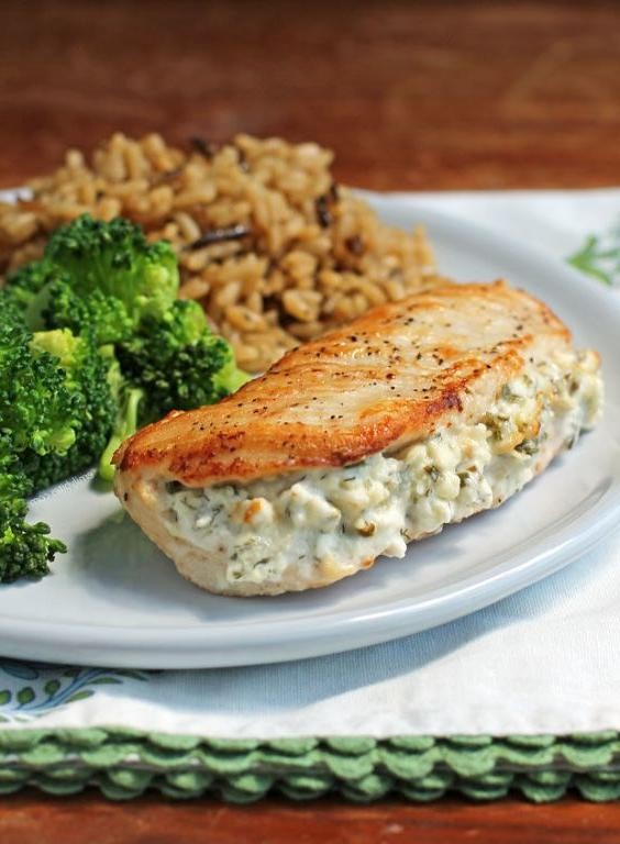 Cream of Chicken Stuffed Chicken Breasts