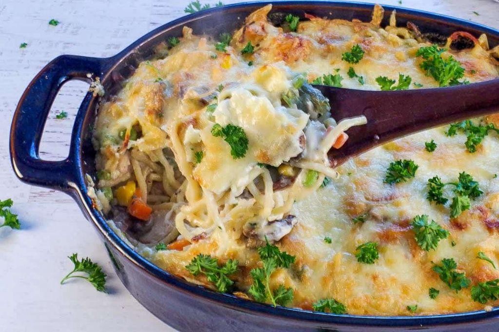 Cream of Mushroom and Turkey Casserole