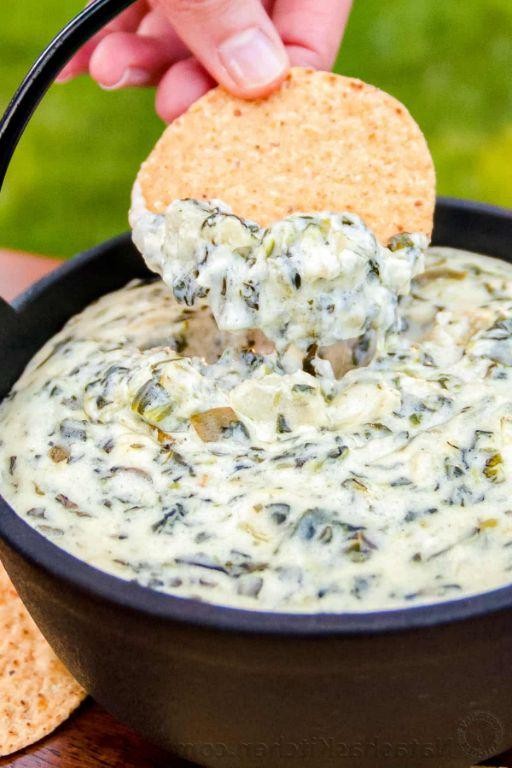 Creamy Artichoke Heart and Spinach Dip