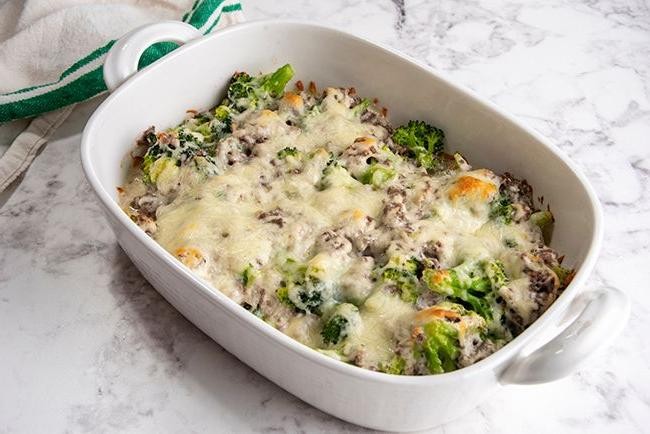Creamy Beef and Broccoli Bake