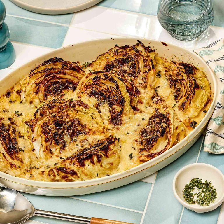 Creamy Cabbage Gratin