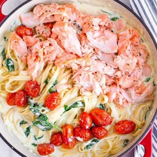 Creamy Canned Red Salmon Pasta Bake