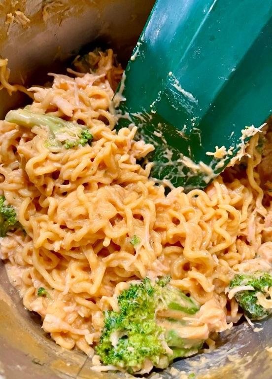 Creamy Chicken Alfredo Ramen