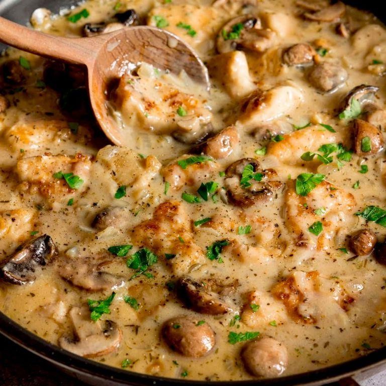 Creamy Chicken and Mushroom Casserole